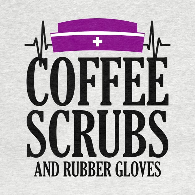 Coffee Scrubs and Rubber Gloves by colorsplash